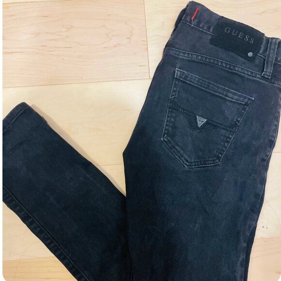 Guess Distressed Black Jeans - Size 30 - Picture 1 of 4